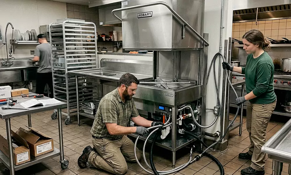 Commercial Dishwasher Installation in Holden, MA