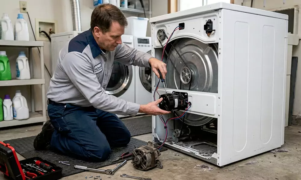 Dryer Motor Replacement in Holden, MA