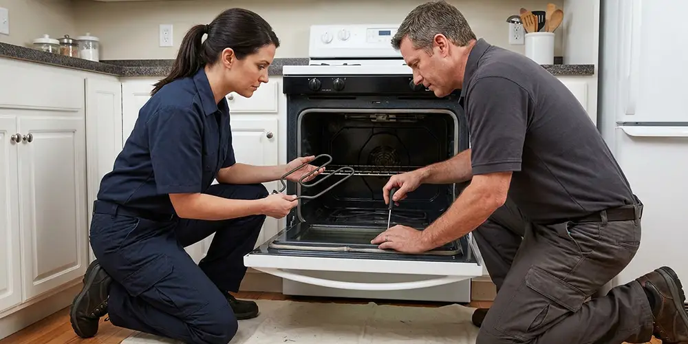Oven Heating Element Replacement in Holden, MA