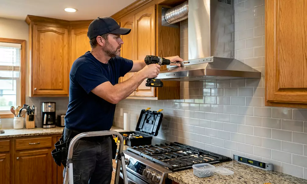Range Hood Installation in Holden, MA