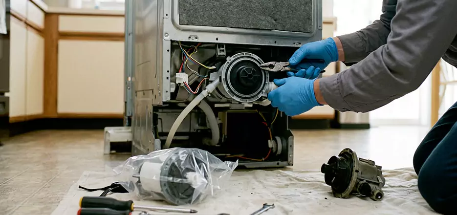 Dishwasher Motor Pump Replacement in Holden